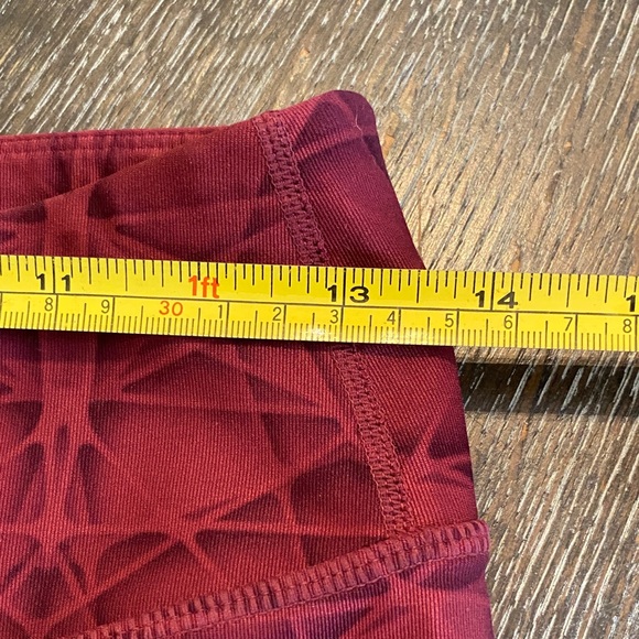 MPG Maroon Patterned Activewear - Picture 7 of 10